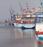 ship and containers